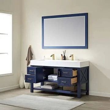 Vinnova Pavia Bathroom Vanity in Royal Blue for Elegant Spaces