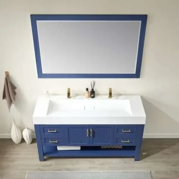 Vinnova Pavia Bathroom Vanity in Royal Blue for Elegant Spaces