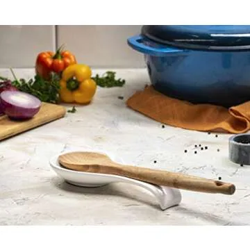 Stylish Ceramic Spoon Rests for Kitchen Organization