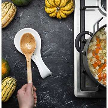 Stylish Ceramic Spoon Rests for Kitchen Organization