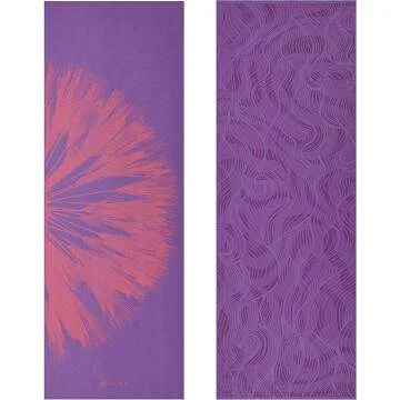 Gaiam Yoga Mat – Non-Slip, Extra Thick, Reversible