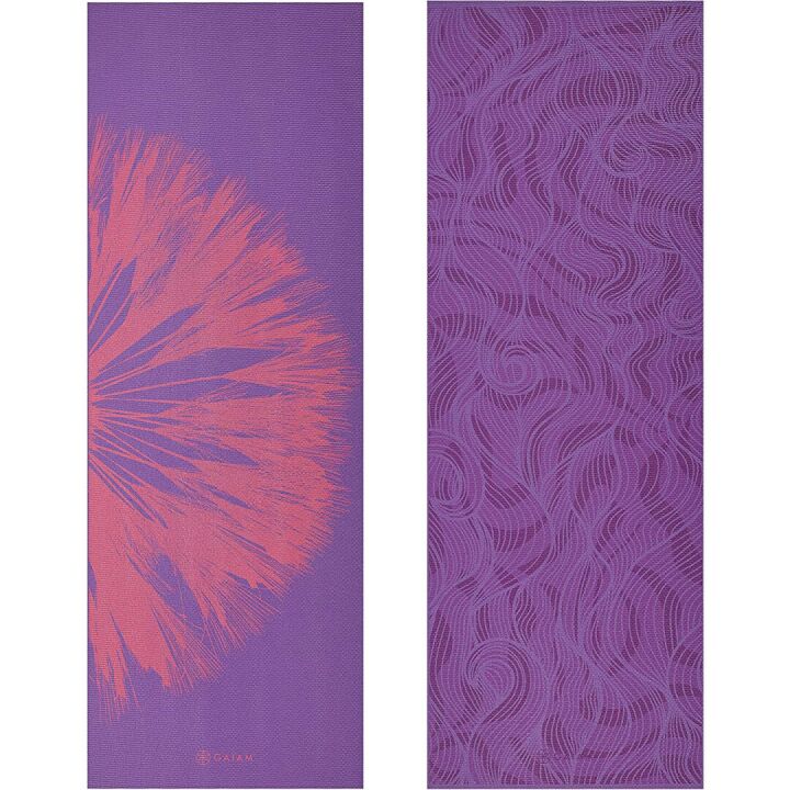 Gaiam Yoga Mat – Non-Slip, Extra Thick, Reversible