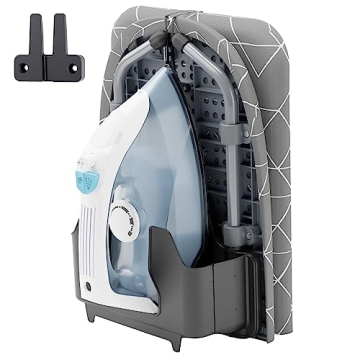 XABITAT Table Top Ironing Board W/Wall Mount | D-Crease | Portable Space Saving Mini Laundry Room| F...