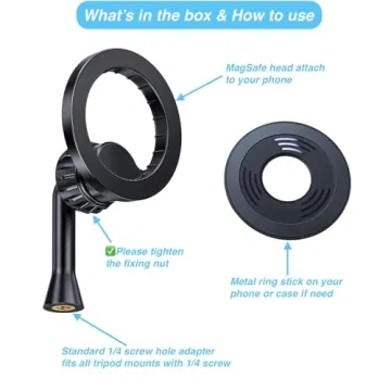 ARMOLABX Magnetic Tripod Holder for iPhone and Android