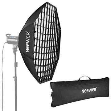 Neewer 55"/140cm Beehive Octagon Umbrella Speedlite Softbox for Nikon, Canon, Sony, Pentax, Olympus, Panasonic Lumix Flash Light, with Bowens Mount