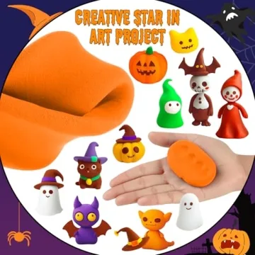 Halloween Play Dough Set - Creative Fun for Kids Aged 4-8