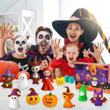 Halloween Play Dough Set - Creative Fun for Kids Aged 4-8