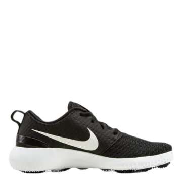 Nike Golf Ladies Roshe G Shoes Black/Metallic White/White Size 6.5 Medium