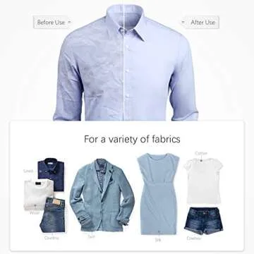 Effortless Ironing with HOMEVER Steamer for Clothes