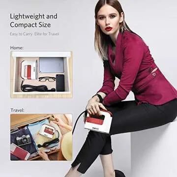 Effortless Ironing with HOMEVER Steamer for Clothes