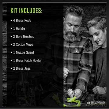 Breakthrough Clean Technologies® Vision Series™ Pistol Cleaning Kit, .22 Caliber, Multi-Color