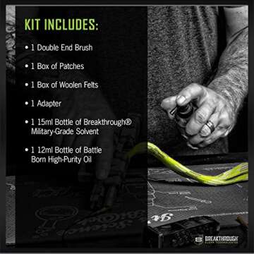 Breakthrough Clean Technologies® Vision Series™ Pistol Cleaning Kit, .22 Caliber, Multi-Color