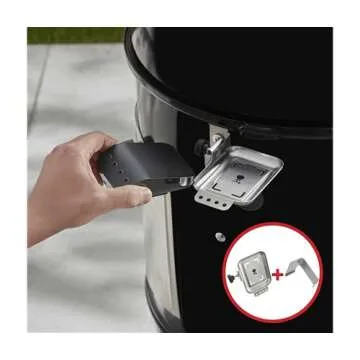 Weber Connect 6-Piece Thermometer Mounting Kit - Black