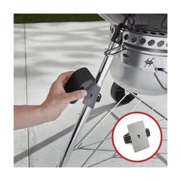 Weber Connect 6-Piece Thermometer Mounting Kit - Black