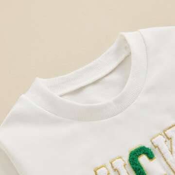 Adorable St. Patrick's Day Toddler Sweatshirt - Lucky Clover