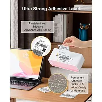 Phomemo 4x6 Thermal Labels - 100 Pack for Shipping