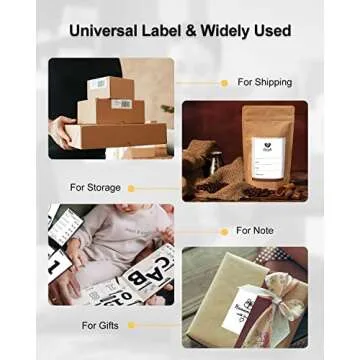 Phomemo 4x6 Thermal Labels - 100 Pack for Shipping