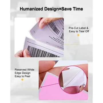 Phomemo 4x6 Thermal Labels - 100 Pack for Shipping