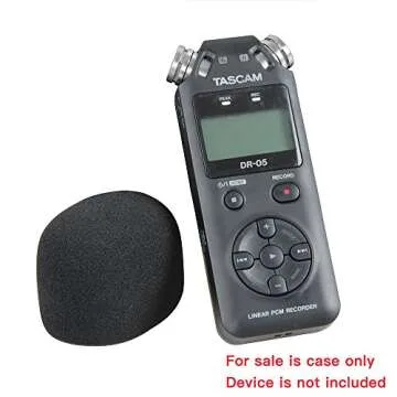 Hermitshell 2 Pcs Foam Windscreen for TASCAM DR-05 Digital Recorder