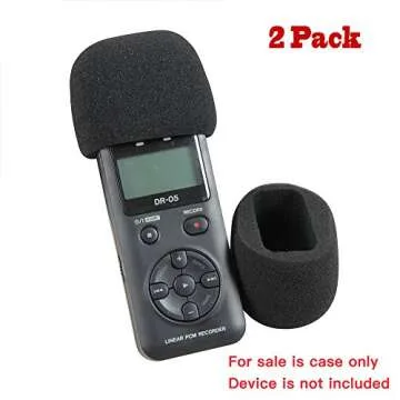 Hermitshell Foam Windscreen for TASCAM DR-05 Recorder