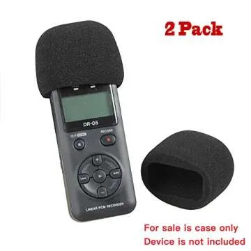 Hermitshell Foam Windscreen for TASCAM DR-05 Recorder