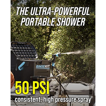 Rinse Kit PRO Portable Shower High Pressure 3.5 Gal