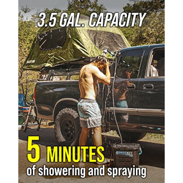 Rinse Kit PRO Portable Shower High Pressure 3.5 Gal