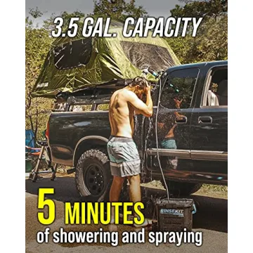Rinse Kit PRO Portable Shower High Pressure 3.5 Gal