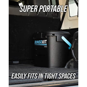 Rinse Kit PRO Portable Shower High Pressure 3.5 Gal