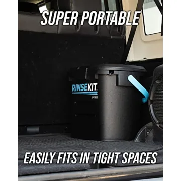 Rinse Kit PRO Portable Shower High Pressure 3.5 Gal