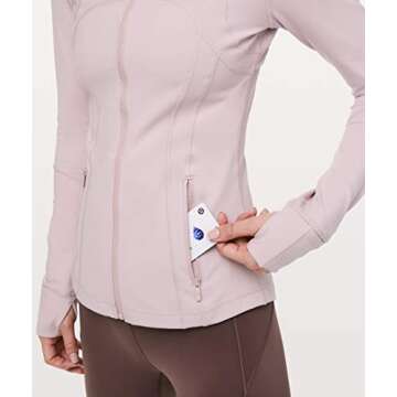 lululemon Define Jacket (Porcelain Pink, 10)