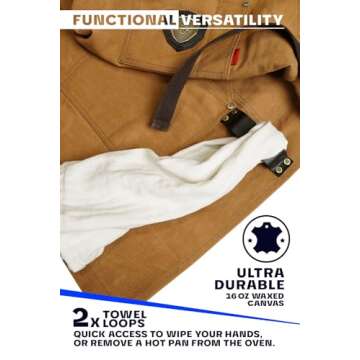 Dalstrong Chef's Apron - Heavy Duty, 5 Pockets, Adjustable