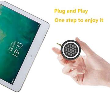 K-Tech B5 Mini Portable Speaker - High-Quality 3W Sound with 3.5mm Audio Connection