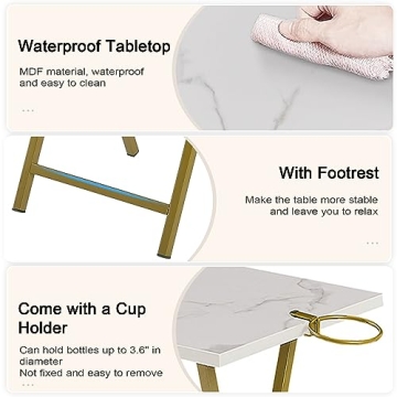 VECELO Folding TV Tray Set of 2 for Versatile Living Spaces