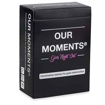 OUR MOMENTS Women: 100 Women Conversation Starters - Fun Conversation Card Game for Bachelorette Par...