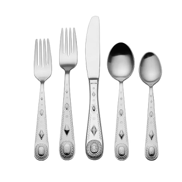 Wallace Taos 45-Piece Stainless Steel Flatware Set - Elegant Service for 8