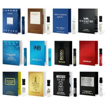 Infinite Scents Cologne Samples for Men - 12 Designer Fragrance Brands