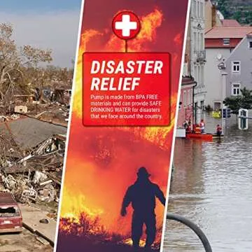 TERA PUMP Drum Barrel Pump - Heavy Duty BPA-Free Liquid Transfer