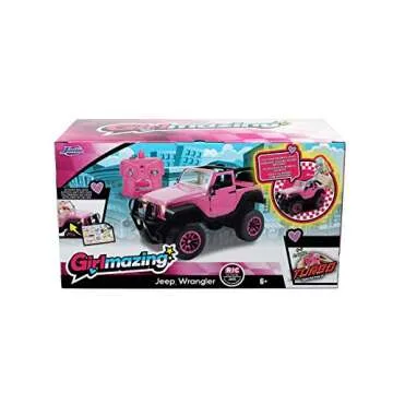Engaging Jada Toys GIRLMAZING Jeep R/C Vehicle for Kids