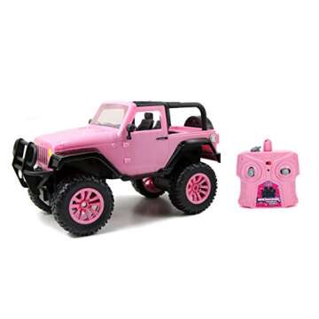 Jada Toys GIRLMAZING Jeep R/C Vehicle (1:16 Scale), Pink, Standard