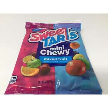 SweeTarts Mini Chewy Candy, Mixed Fruit 6oz, 2-pack