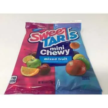SweeTarts Mini Chewy Candy, Mixed Fruit 6oz, 2-pack