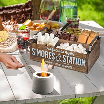 S'Mores Station Farmhouse Holder for S'Mores Kit