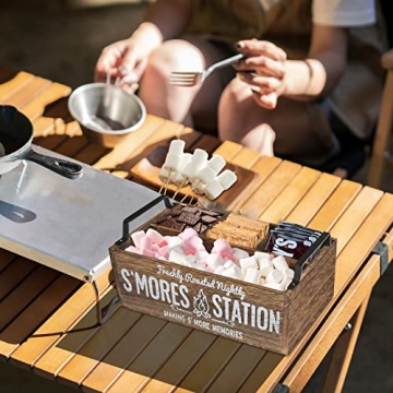 S'Mores Station Farmhouse Holder for S'Mores Kit