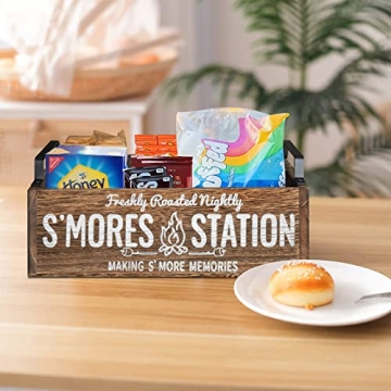 S'Mores Station Farmhouse Holder for S'Mores Kit