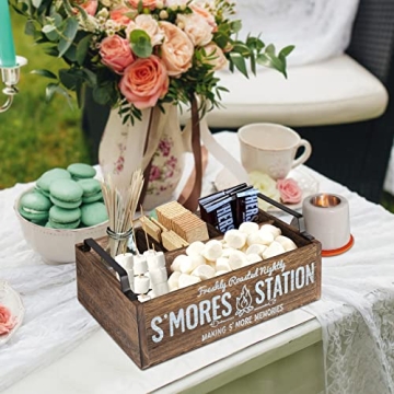 S'Mores Station Farmhouse Holder for S'Mores Kit