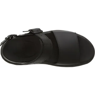 Dr. Martens Voss Fisherman Sandal for Women, Black Hydro