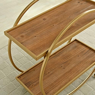 FirsTime Odessa Bar Cart - Stylish Mobile Serving Solution