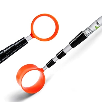 ToVii Golf Ball Retriever - 15ft Telescopic Aluminum Alloy Shaft for Golf Lovers