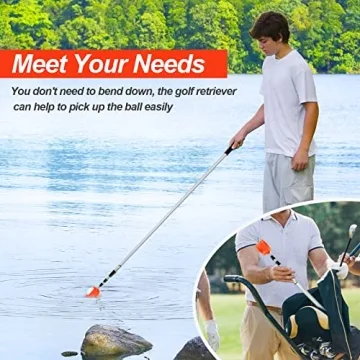 ToVii Telescopic Golf Ball Retriever for Water 15ft